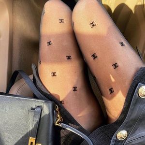 CHANEL CC Runway 🖤 Stockings tights Black size Medium M 🖤